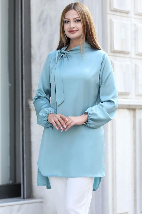 Trend Tesettür Tunik Mint - Image 1
