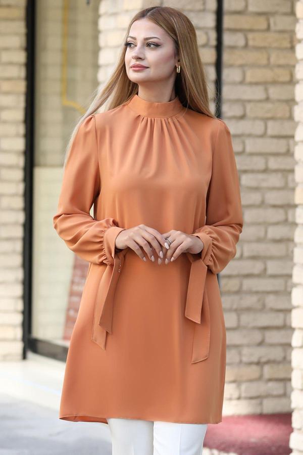 Esila Tesettür Tunik Camel - Image 1