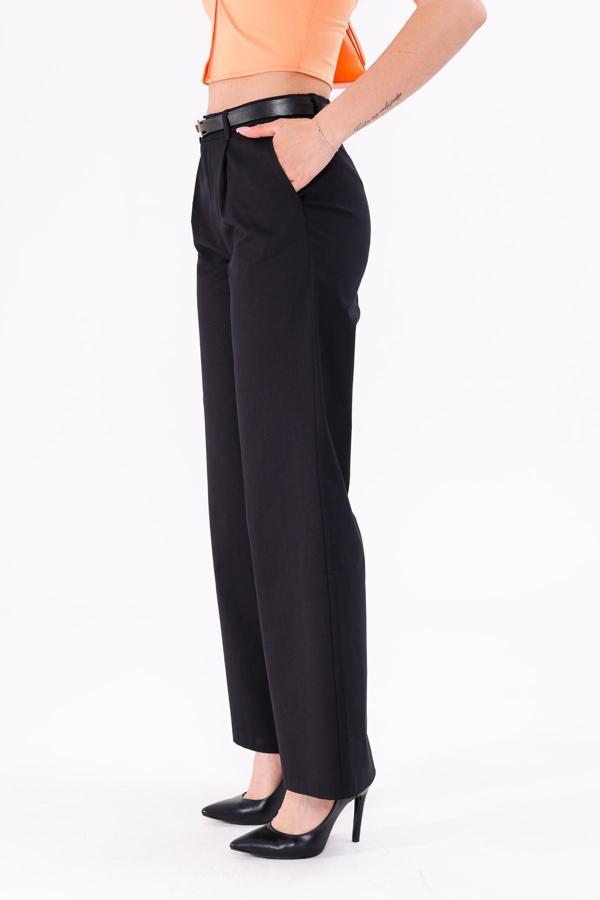 La Pante Cepli Siyah Kadın Pantolon - Image 1