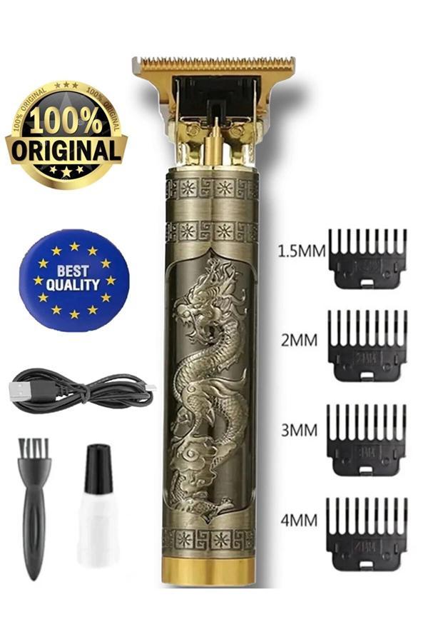 Dragon Çelik Kasa Profesyonel Saç Sakal Ense Çizim Tüm Vücut Tüyü Lazer Öncesi Tıraş Makinesi - Image 1