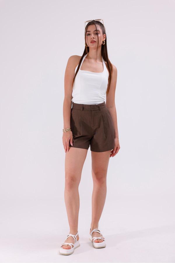 La Pante Haki Mini Şort - Image 1