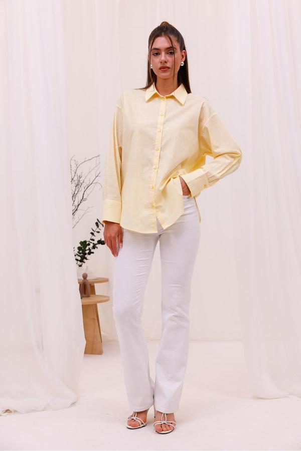 La Pante Önden Düğmeli Gömlek - Image 1