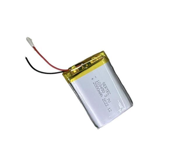 103450 3.7V 2000 MAh Li-Polymer Pil Devreli/1.5A - Image 1