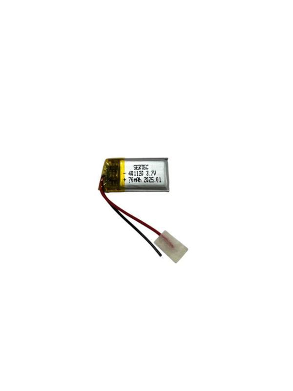 401120 3.7V 70 MAh Li-Polymer Pil (Devreli/1.5A) - Image 1