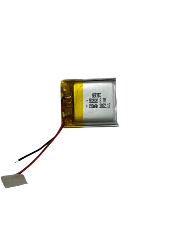 502020 3.7V 150mAh Li-Polymer Pil Devreli/1.5A - Image 1