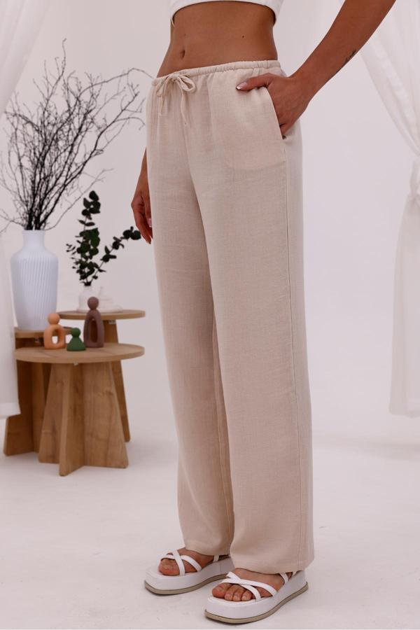 La Pante Beli Lastikli Pantolon - Image 1