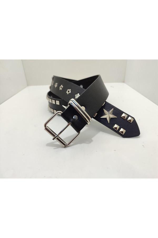 Çelik Belt Vintega Yıldızlı Piraitli Kemer - Image 1