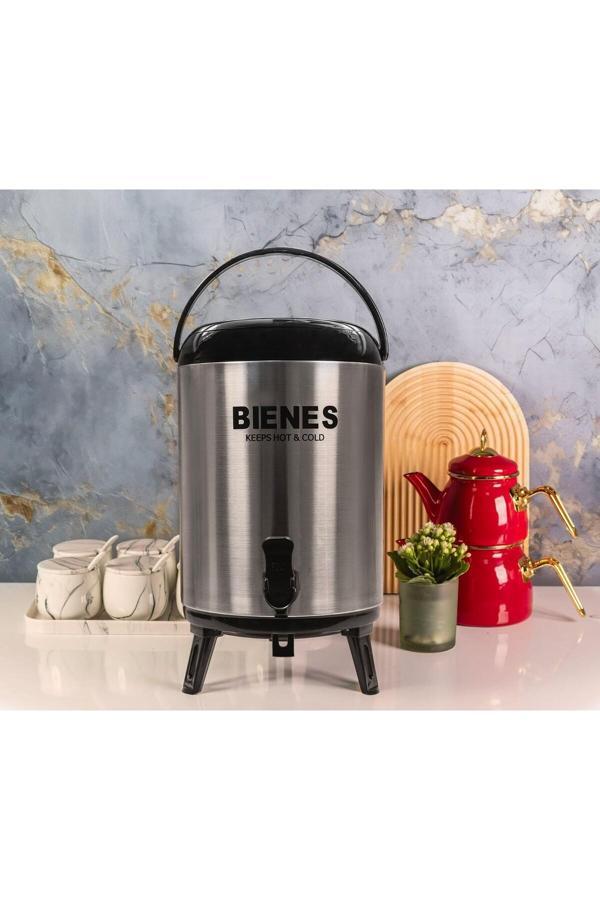 Bta Mutfak Home 10 Lt Katlanır Ayaklı Soğuk Yalıtımlı Çelik Termos - Image 1
