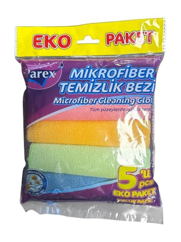 PParex Mikrofiber Temizlik Bezi Eko Paket 5 li - Image 1