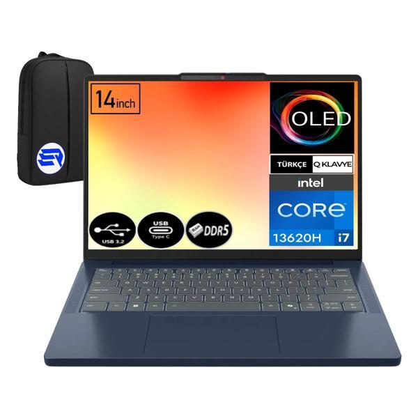 Lenovo Ideapad Slim 3 Intel Core İ7-13620H 16GB Ram 1tb SSD WIN11 Pro 14'' Inç OLED Ekran 83K00018TREP2 + Elektropasaj Ç - Image 1