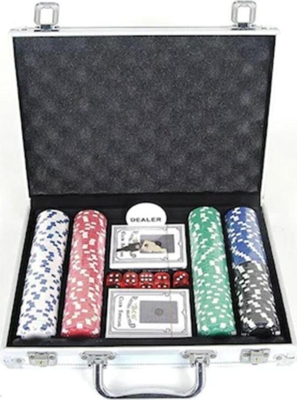 Eser 200'Lü Poker Seti Metal Çantalı - Image 1