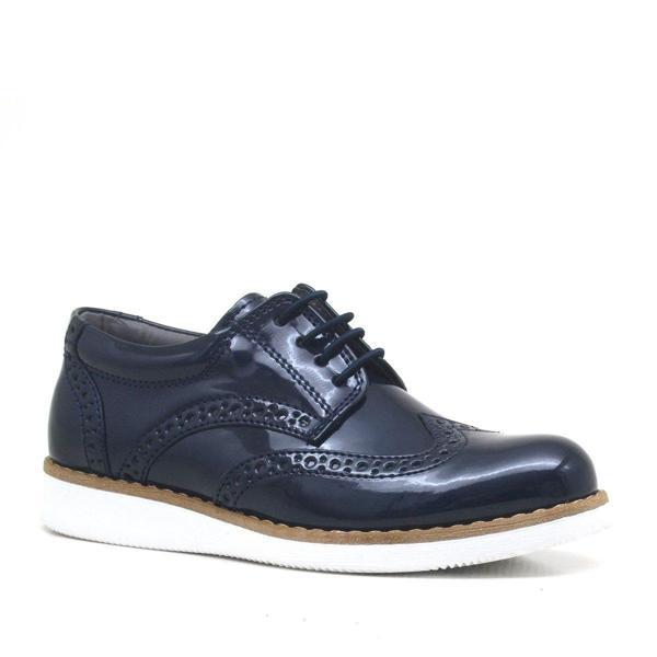 Rakerplus Hidra Rugan Yüksek Beyaz Taban Erkek Çocuk Abiye Ayakkabı - Image 1