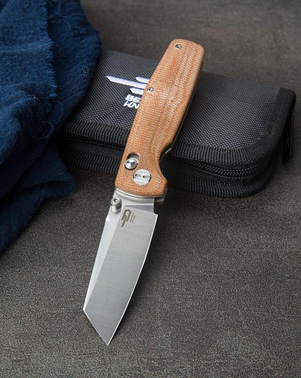 BESTECH SLASHER BG43D Micarta Sap D2 Çakı - Image 1