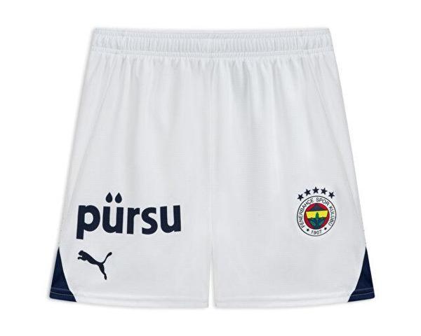 Puma Fsk Shorts  Jr Fenerbahçe Sk 2024/2025 Çocuk Futbol Şortu 77538304 Beyaz - Image 1