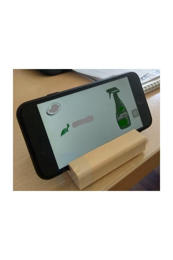 Takaloğlu Ahşap Telefon Tutucu Standı - Image 1
