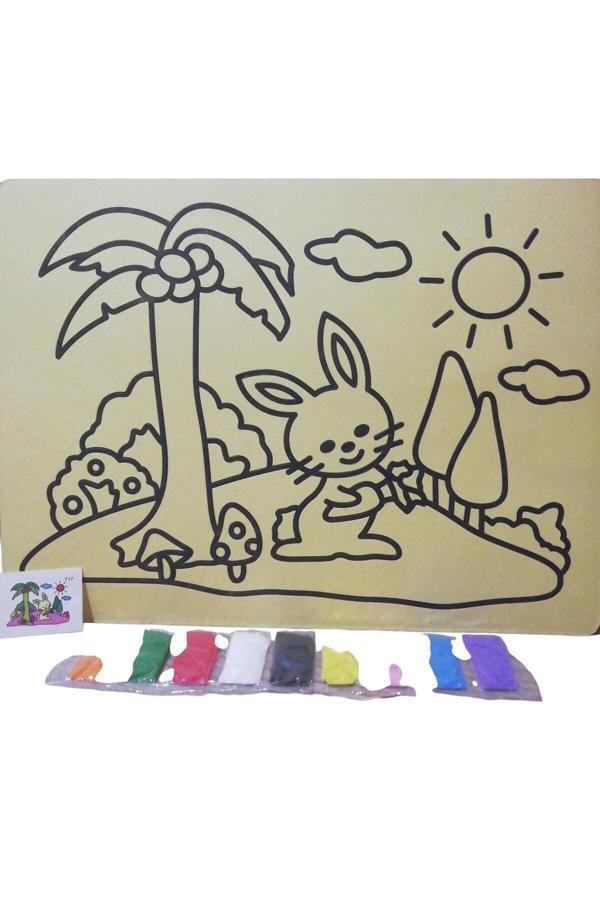 Takaloğlu Meraklı Yetenekler Figürlerle Renkli Kum Boyama Seti - Image 1