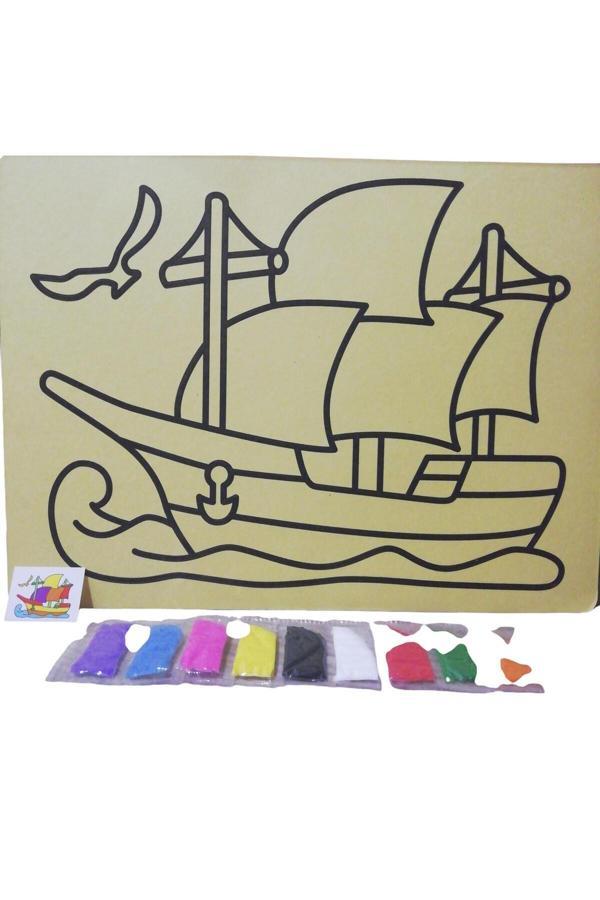 Takaloğlu Meraklı Yetenekler Figürlerle Renkli Kum Boyama Seti - Image 1