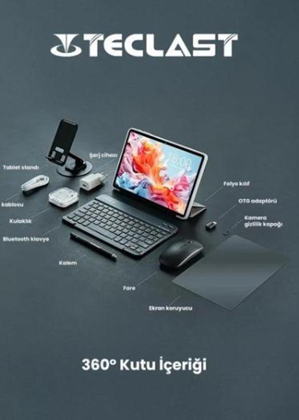 Teclast P30T 4/128 GB 10.1'' Tablet (Evofone Garantili) - Image 1