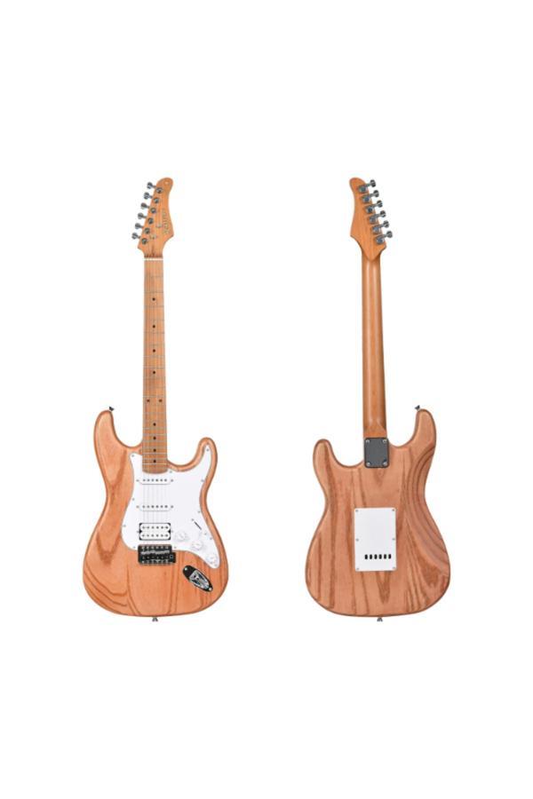 Kaysen Kst-213 Mat Naturel Elektro Gitar | St Kasa Hss Manyetik - Image 1