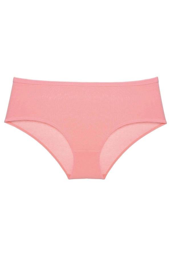 3 Adet Kadın Yüksek Bel Bato Külot Siyah Ten Pudra - Image 1