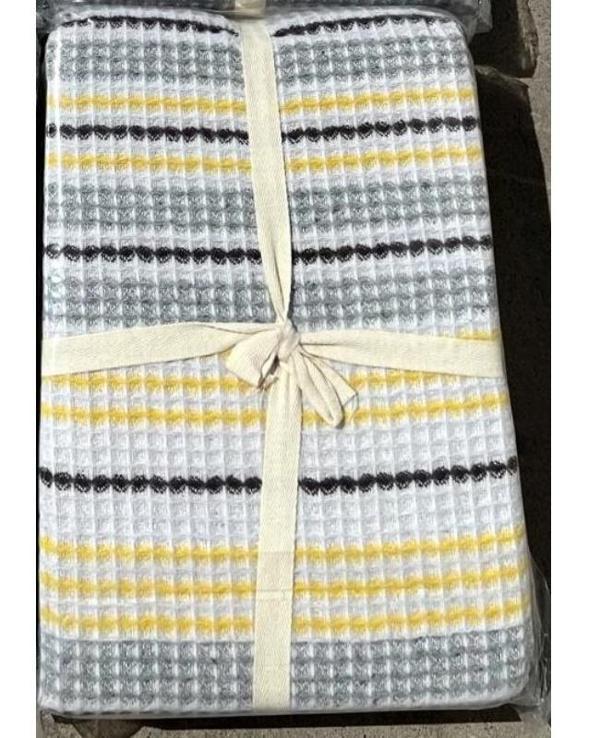 Livdora Serena Pamuklu Battaniye (190x230) - Hardal - Image 1