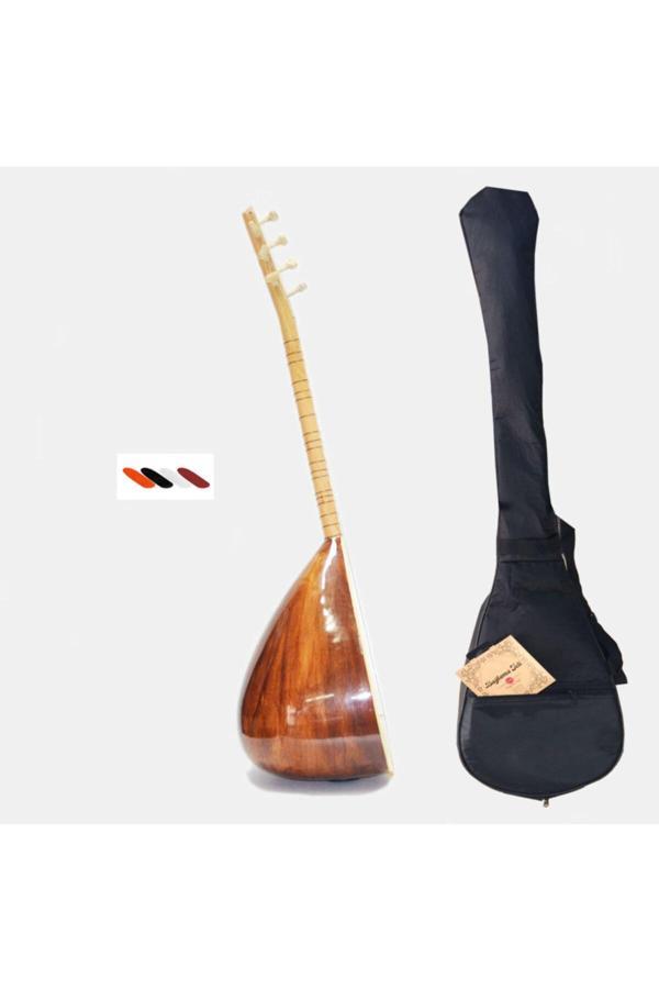 Karahan Profesyonel Maun Kısa Sap Bağlama Saz Seti - Image 1