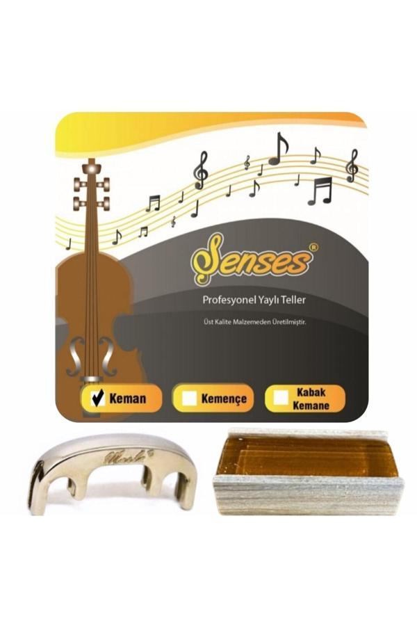 Şenses Müzik Market Keman Teli Marla Metal Susturucu Reçine 3'Lü Set - Image 1
