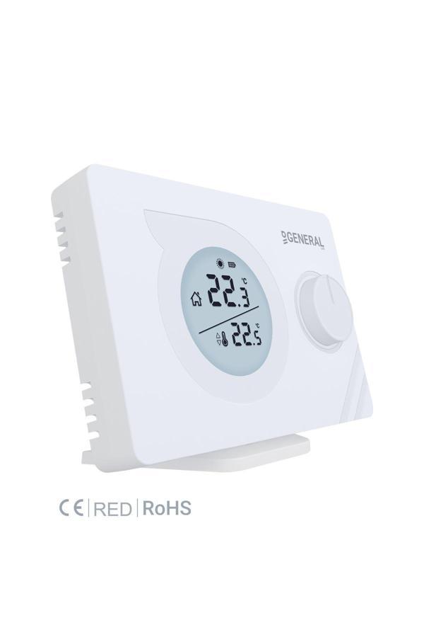 Mitra HT220 RF Kablosuz Oda Termostatı - Image 1