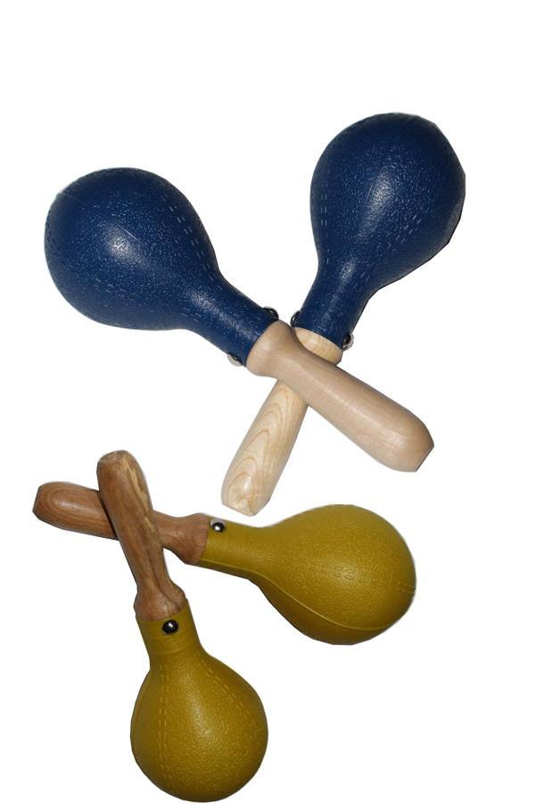 Karin Tahta Saplı Plastik Marakas - Image 1
