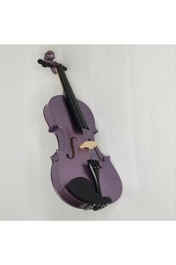 Tekin Müzik Valeria Keman 4/4 Parlak Cilalı- Mor Simli - Image 1