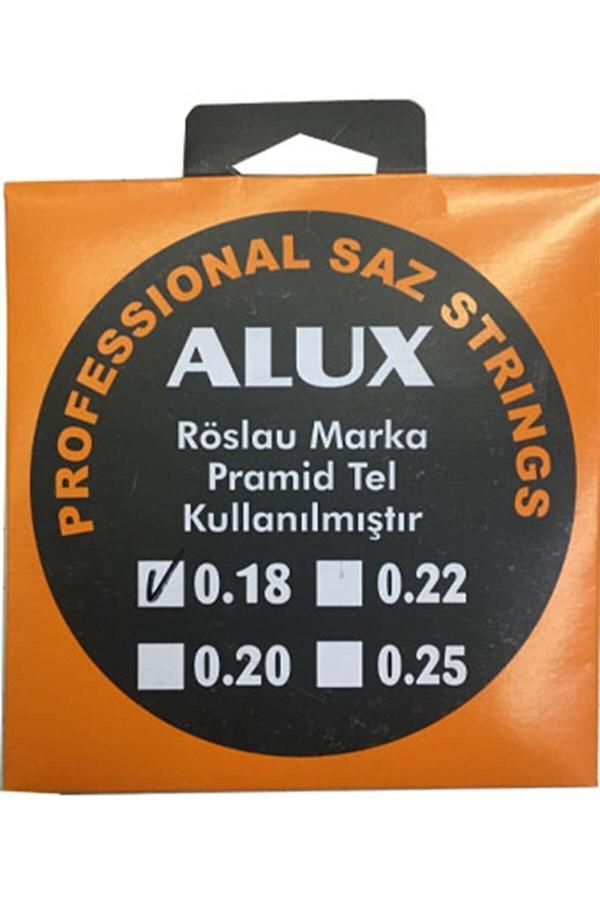 Alux 0,18 Kısa Sap Profosyonel Çelik Bağlama Saz Teli - Image 1