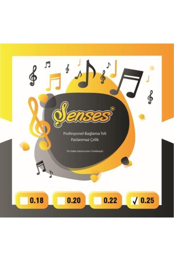 Şenses Müzik Market 0.25 Tam Profesyonel Divan Bağlama Teli (Bambam Ve Tezene) - Image 1