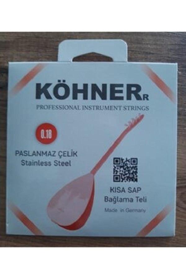 Ardıç Müzik Köhner Paslanmaz Çelik 0,18 Kısa Sap Bağlama Teli Kt-0,18 - Image 1