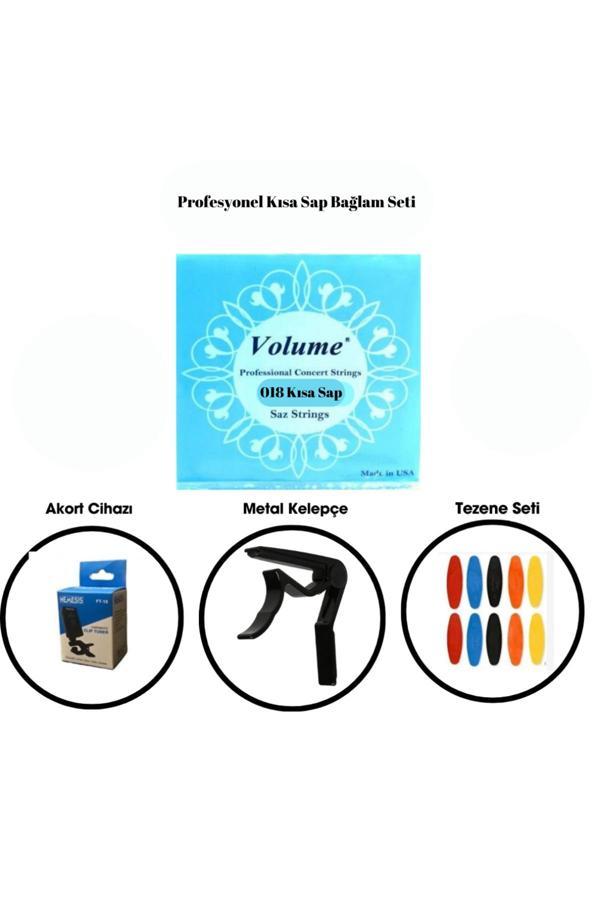Şenses Müzik Market Volume 0 18 Kısa Bağlama Tel Ve Seti - Image 1