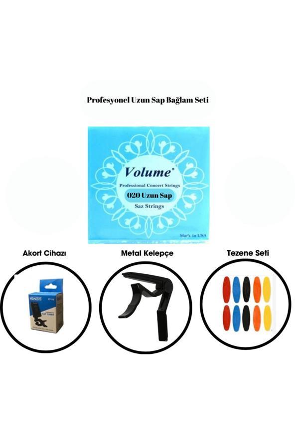Volume 0 20 Uzun Bağlama Tel Ve Seti - Image 1