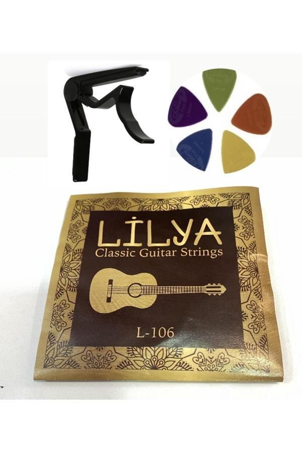Lilya Müzik Klasik Gitar Teli 3'Lü (Kapo) Ekonomik Set - Image 1