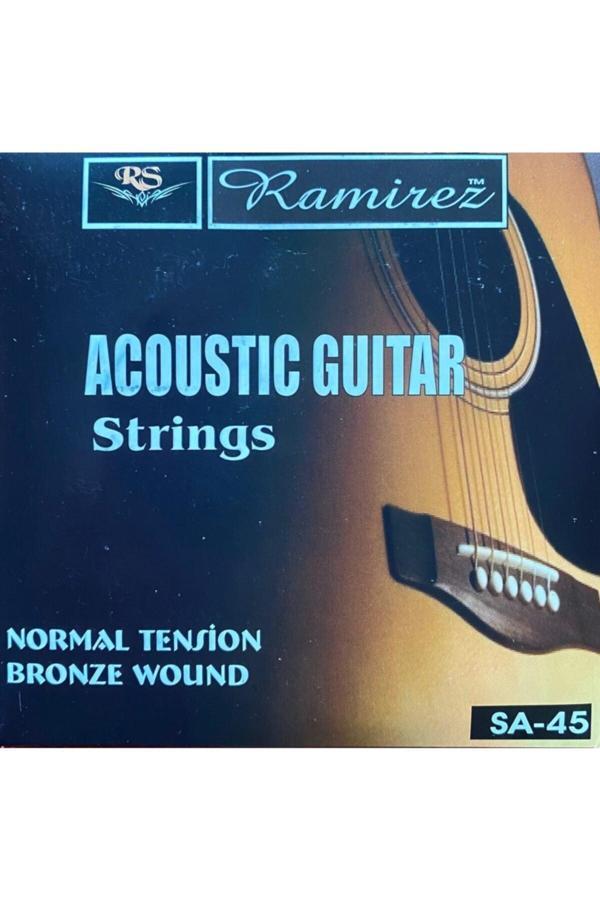 Şenses Müzik Market Müzik Ramirez Akustik Gitar Tel Seti Pena Hediyeli Normal Tension - Image 1