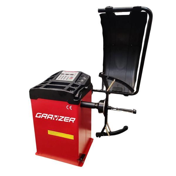 Grayzer 820A Otomatik Çap Uzaklık Ölçüm Sistemli Motosiklet Aparatlı Dijital Balans Makinası 10-24 İnç - Image 1