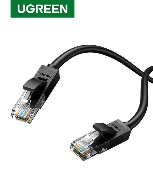 UGREEN Cat 6 UTP LAN Ethernet Kablosu 0.5 Metre, Siyah, 20158 - Image 1