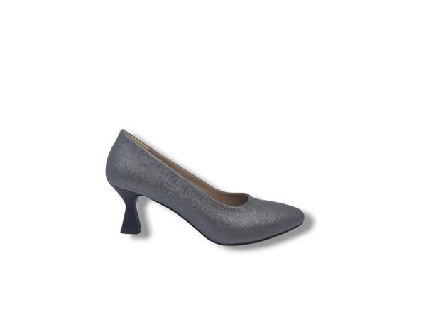 Zerhan 239 Kadın Platin Klasik Alçak Topuklu Ayakkabı - Image 1