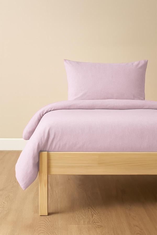 Tek Kişilik Nevresim Takımı Toz Pembe Eco Cotton - Image 1