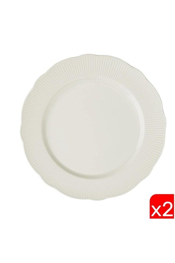 Kütahya Porselen Bone İlay Servis Tabağı 27cm 2 li - Image 1