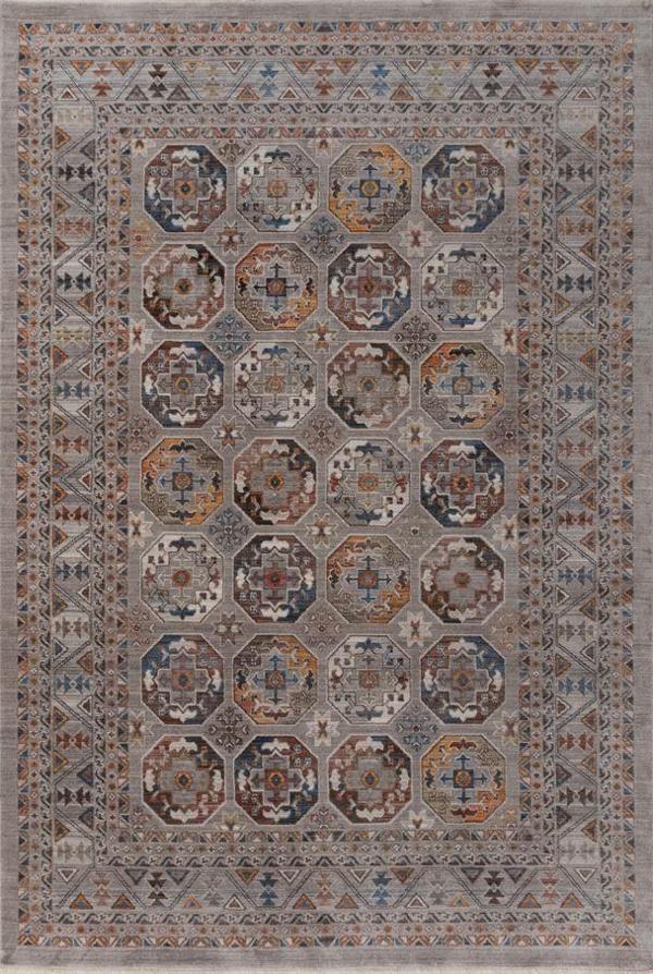 Gabardin Halı 7/24 Serisi 1569 Gri Salon Oturma Yatak Odası Halısı - Image 1