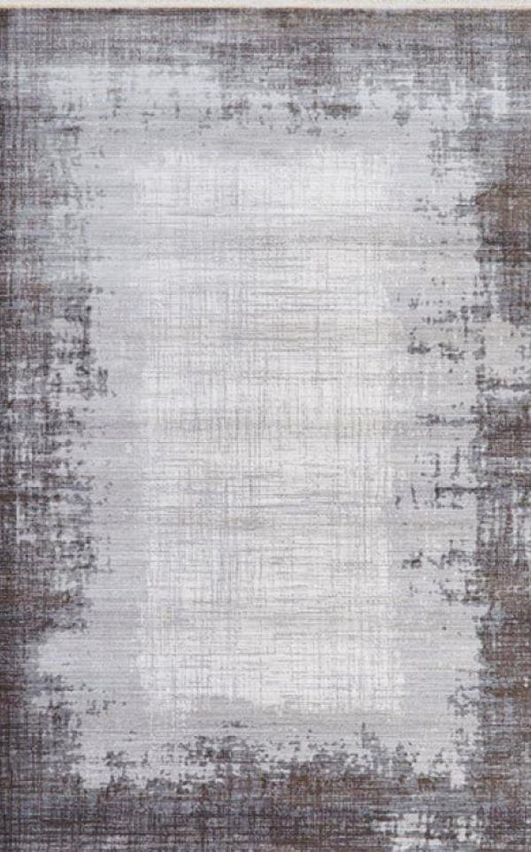 Gabardin Halı 7/24 Serisi 0263 Gri Salon Oturma Yatak Odası Halısı - Image 1