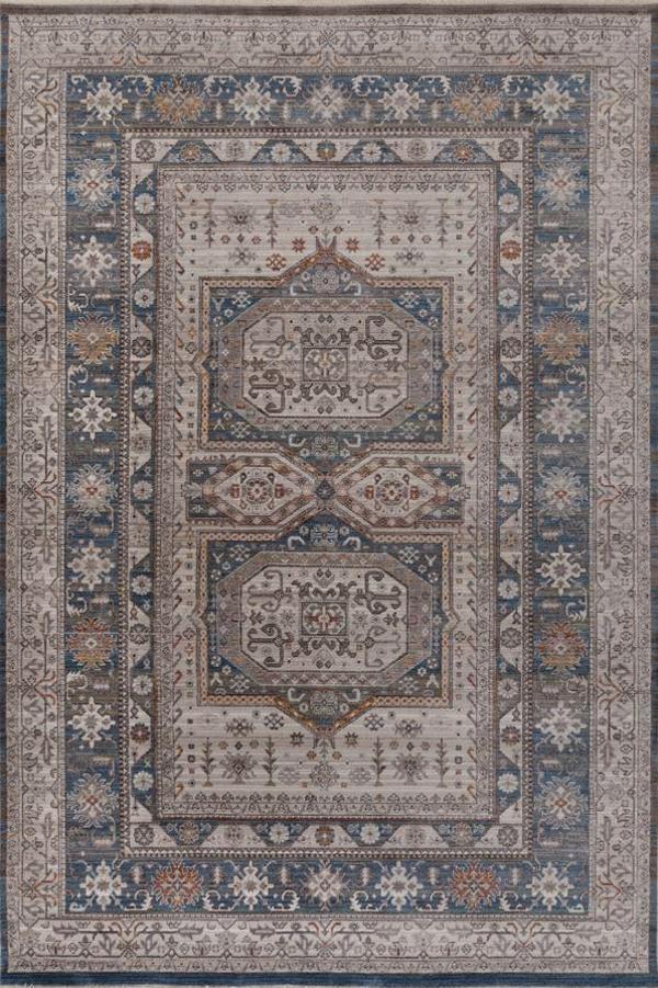 Gabardin Halı 7/24 Serisi 1481 Mavi Salon Oturma Yatak Odası Halısı - Image 1