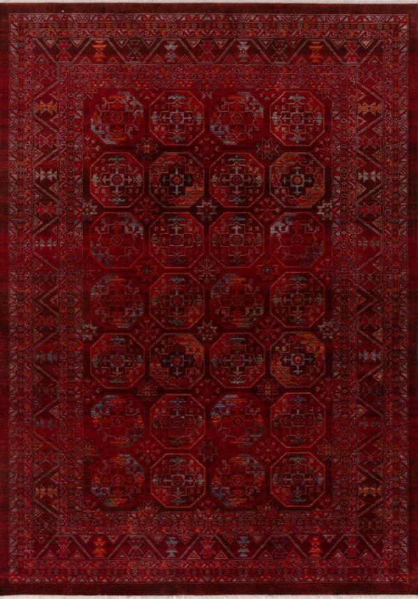 Gabardin Halı 7/24 Serisi 1569 Bordo Salon Oturma Yatak Odası Halısı - Image 1