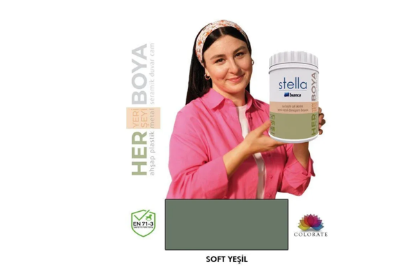 Bianca Stella Soft Yeşil 1 Litre - Image 1