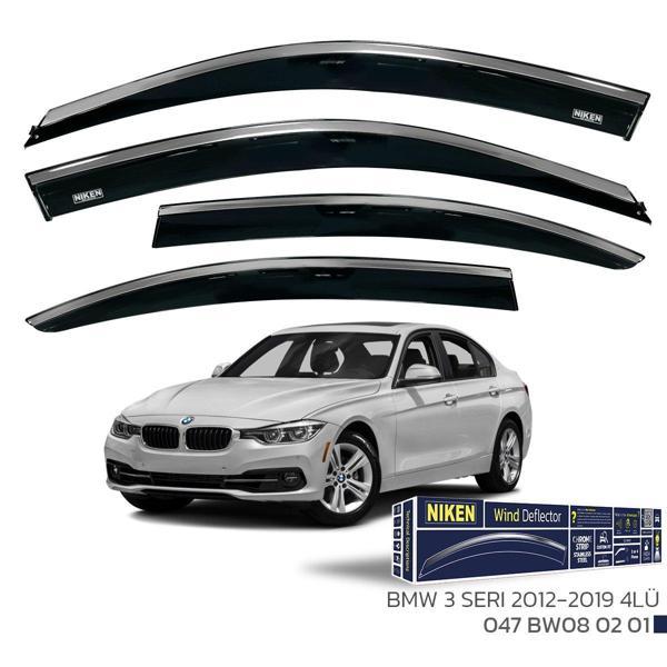 Bmw 3 Serisi F30 Kromlu Cam Rüzgarlığı Niken 2012-19 arası uyumlu - Image 1