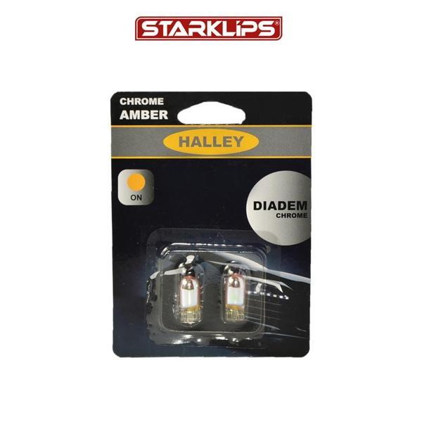 Set Diadem Ampül Dipsiz T10 12V 5W Halley Choreme Amber - Image 1