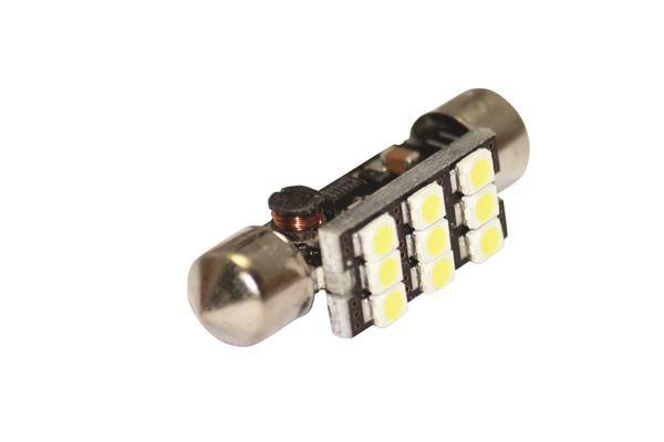 Sofit Ampul LED Beyaz 12V-24V 9 LED 39Mm Can Bus 2 Adet - Image 1